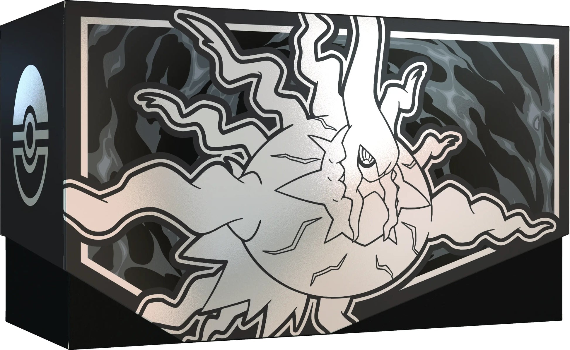 Intérieur du couvercle - Elite Trainer Box Pokémon ME05 Nuit Noire - contenu coffret