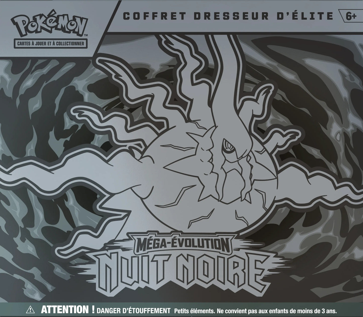 Coffret Dresseur d'Élite Pokémon ME05 Méga-Évolution Nuit Noire - face avant - JCC français