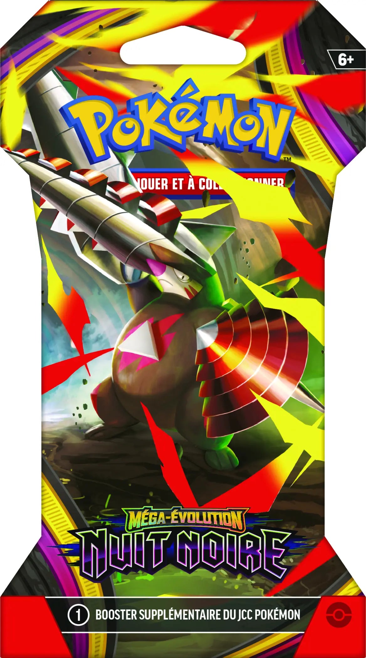 Sleeved Booster Pokémon ME05 Méga-Évolution Nuit Noire - Méga-Excadrill-ex - JCC français
