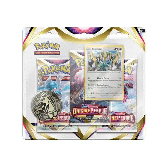 Tripack Pokémon EB11 Regigigas - Origine Perdue Épée et Bouclier français