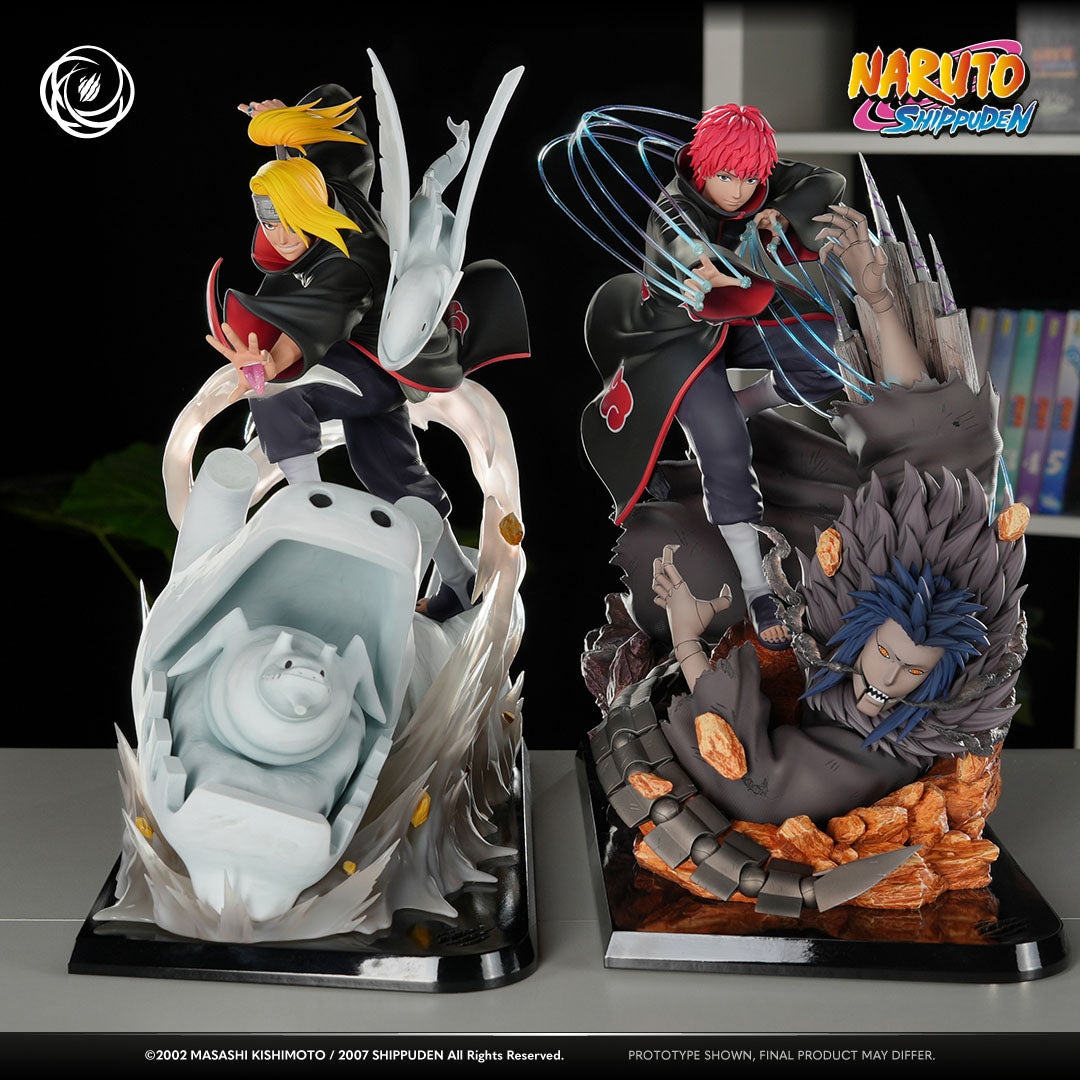 Statue Tsume Sasori et Deidara Ikigai Akatsuki Naruto Shippuden 1/6