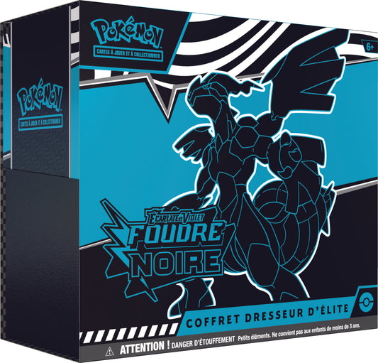 Pokemon JCC : Coffret Dresseur d'Élite - ETB - Écarlate et Violet - EV 10.5 Foudre Noire - FR