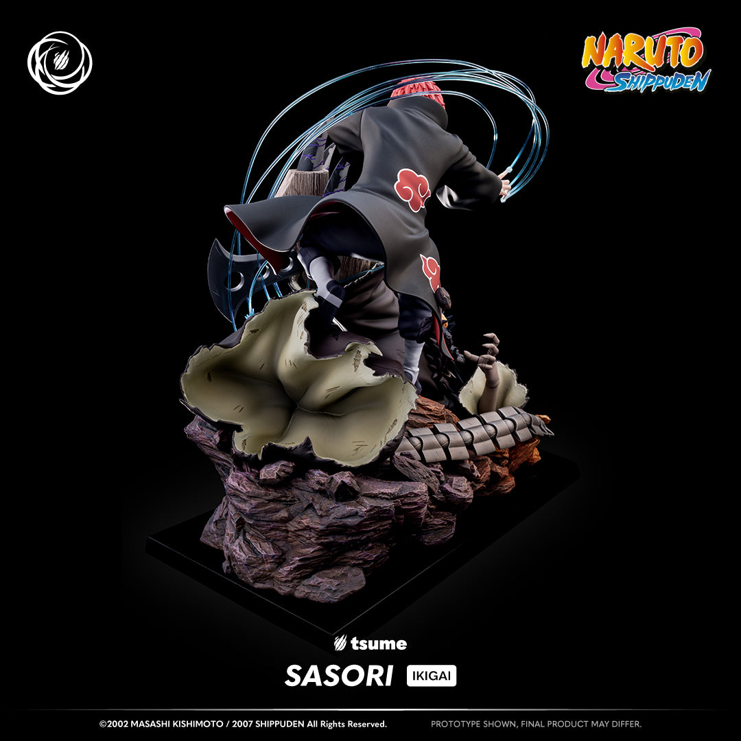 Statue Tsume Sasori Ikigai vue arrière socle premium 1/6