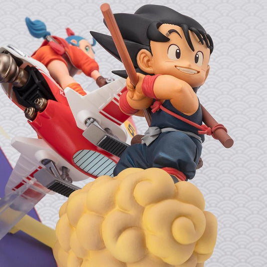 Figurine Dragon Ball Son Goku & Bulma Figuarts Zero vue Son Goku