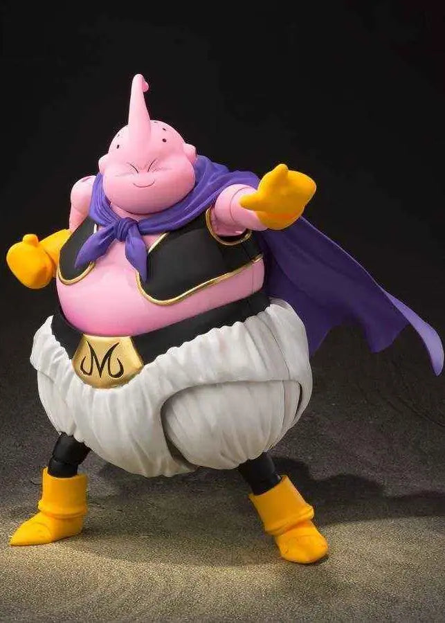 Figurine Majin Buu Good S.H.Figuarts Bandai - vue principale cape forme gentille Dragon Ball Z
