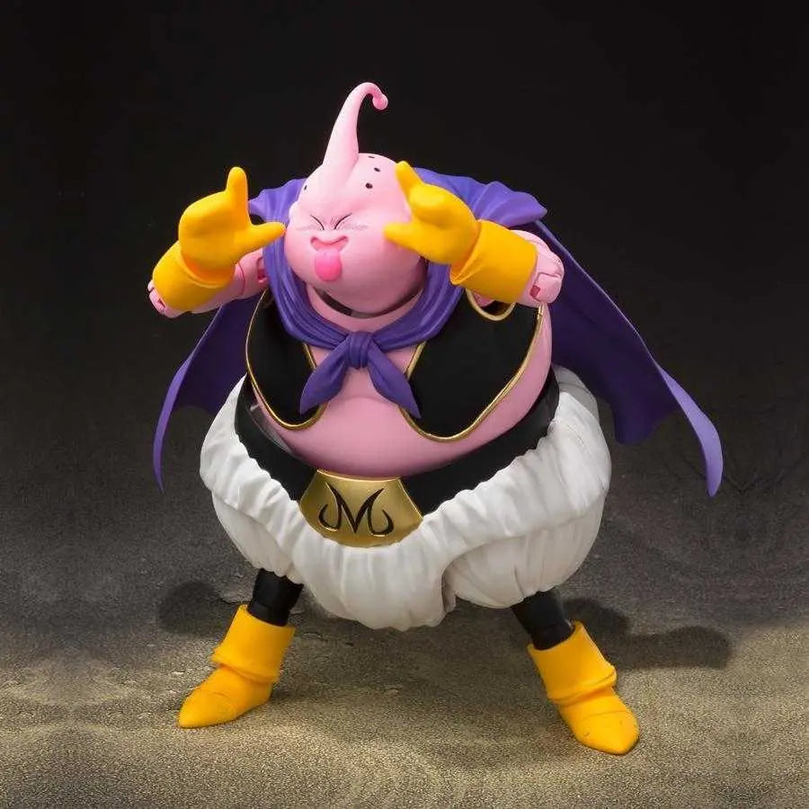 Figurine Majin Buu Good S.H.Figuarts Bandai - vue profil Dragon Ball Z