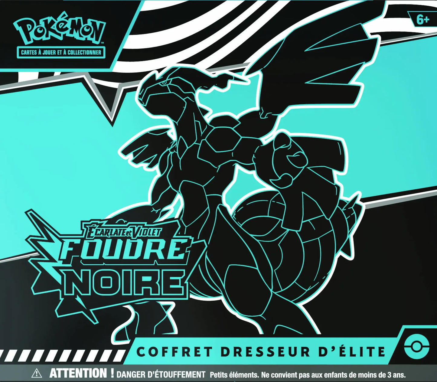 Coffret Dresseur d'Élite Pokémon Foudre Noire Écarlate et Violet en français