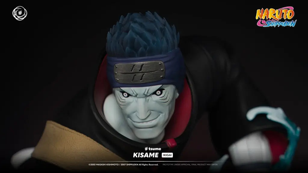 Statue Kisame Hoshigaki Ikigai Tsume – vue frontale, requin gueule ouverte et Samehada déployée – Naruto Shippuden 1/6