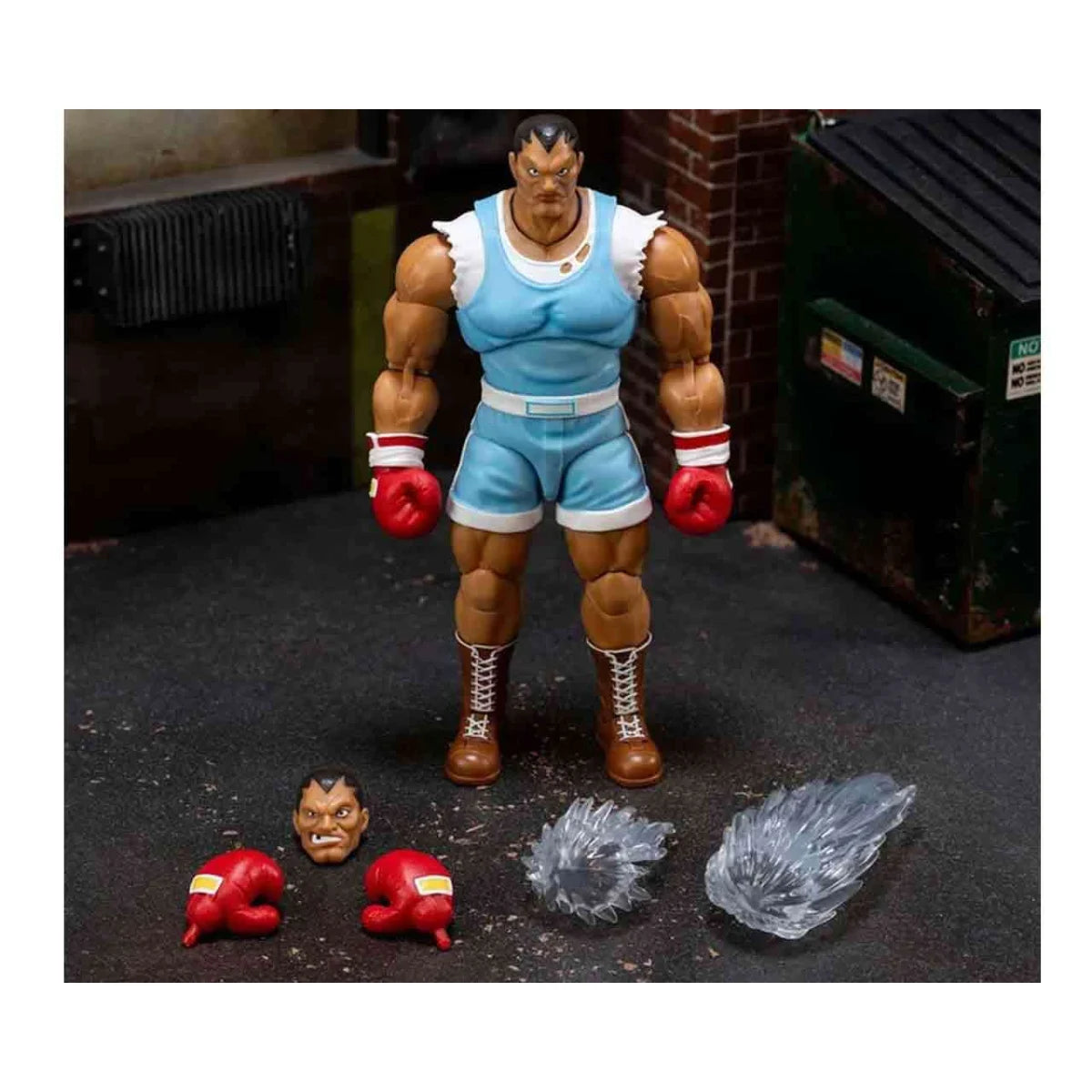 Accessoires inclus figurine Balrog Jada Toys - gants interchangeables