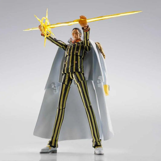 Figurine Borsalino Kizaru Future Island Egghead S.H.Figuarts Bandai - vue complète costume One Piece