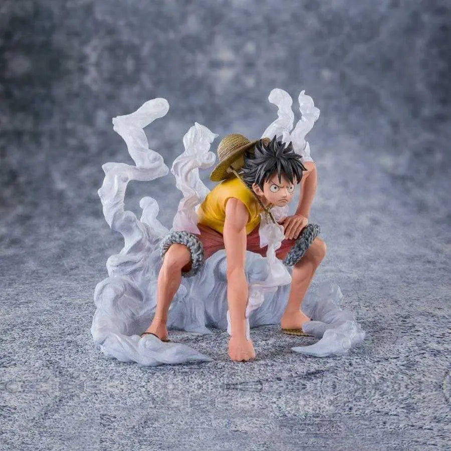 Figurine Luffy Gear 2 One Piece vue profil Figuarts Zero Bandai 15cm