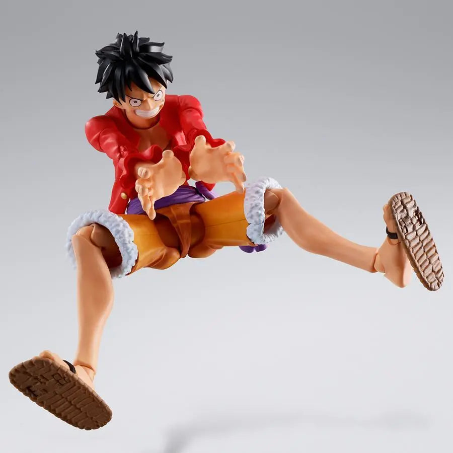 Figurine Luffy Raid on Onigashima SH Figuarts Bandai accessoires mains Haki Wano One Piece