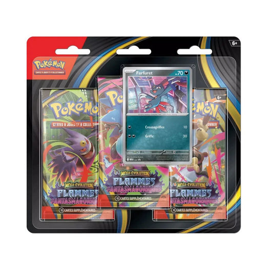 ME02 : Tripack - Farfuret - Méga-Evolution - FRANCAIS