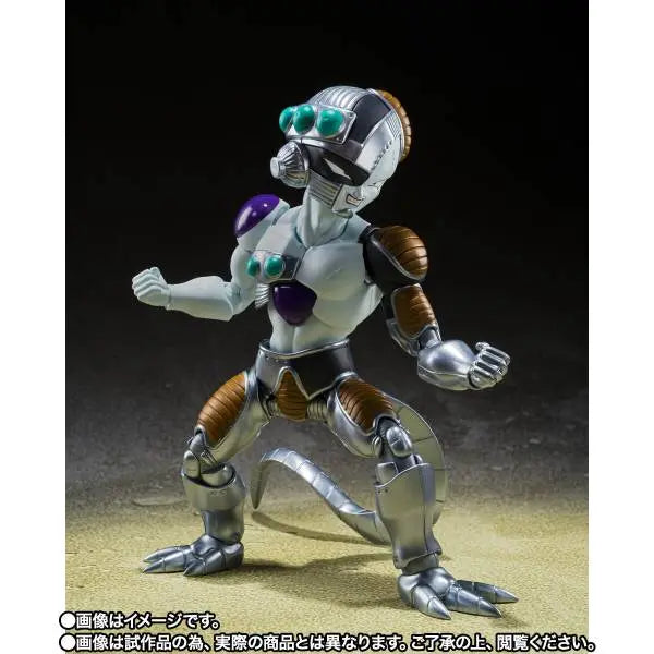 Figurine Mecha Frieza Freezer S.H.Figuarts Bandai - posture tyran ressuscité armure violette détails cyborg Dragon Ball Z