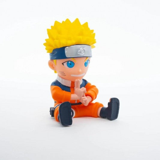 Tirelire Naruto Uzumaki - Vue complète de la figurine tirelire officielle